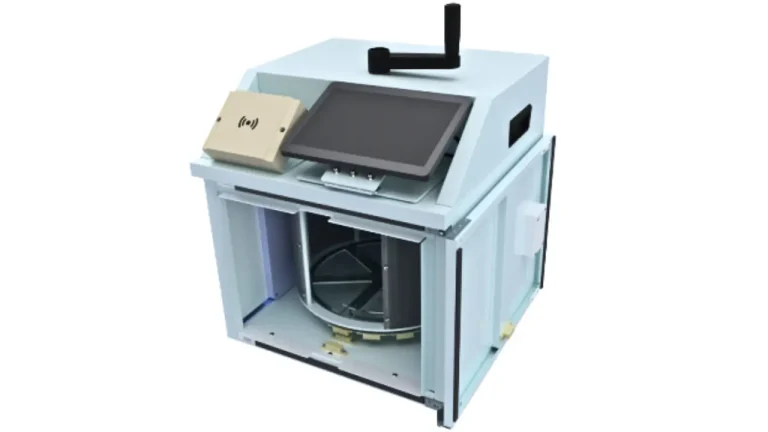 TOPPAN・オオクマ電子・イワサキの開発したICタグを活用した回転式ボックス型RFIDリーダ